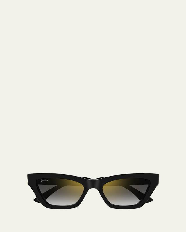 Logo Acetate Cat-Eye Sunglasses